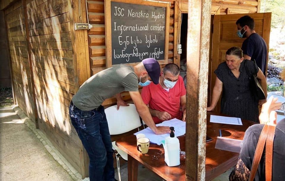 ჭუბერსა და ნაკრაში საკვები პროდუქტები დარიგდა