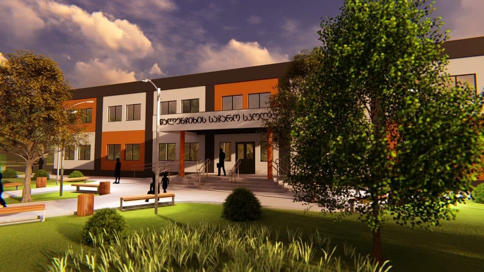 წალენჯიხაში საჯარო სკოლების მშენებლობის პროცესი აქტიურად მიმდინარეობს