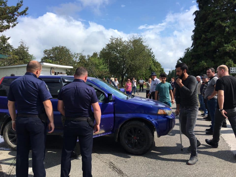 ამ წუთებში სოპროტესტო აქცია მიმდინარეობს სოფელ ნაცატუში