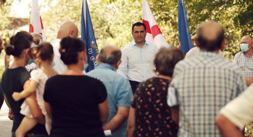 ალექსანდრე მოწერელია ვედიდკარის ადმინისტრაციული ერთეულის მოსახლეობას შეხვდა