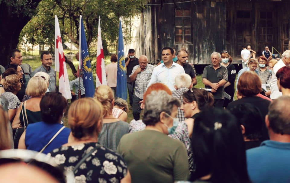 ალექსანდრე მოწერელიამ მარტვილის მუნიციპალიტეტში შეხვედრები გამართა