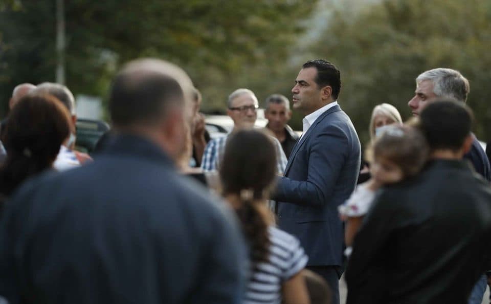 ალექსანდრე მოწერელია წალენჯიხის მოსახლეობასთან შეხვედრებს განაგრძობს