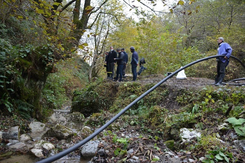სოფელ თაიაში სასმელი წყლის სისტემის მოწყობა მიმდინარეობს