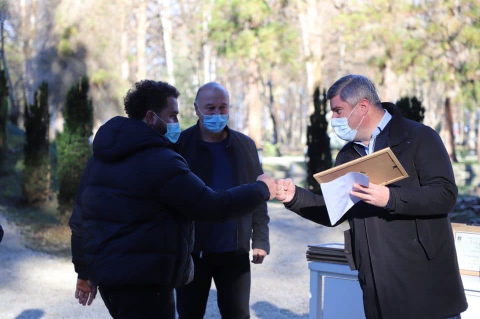 ბოტანიკურ ბაღში წარმატებული სპორტსმენების დაჯილდოება გაიმართა