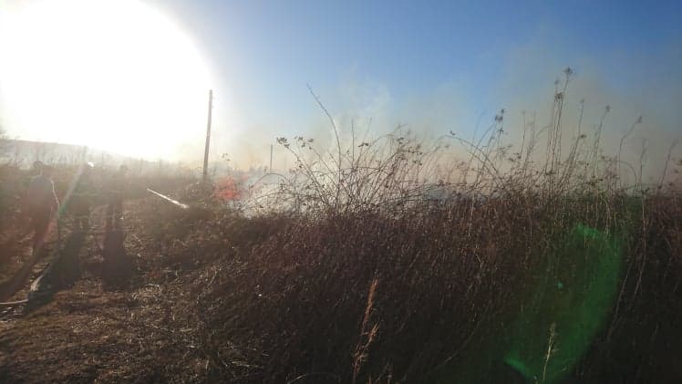 ძლიერი ქარი და ხანძარი ზუგდიდის სამ სოფელში