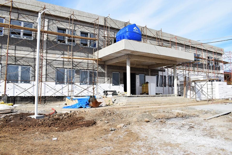 წალენჯიხაში ახალი სკოლა შენდება