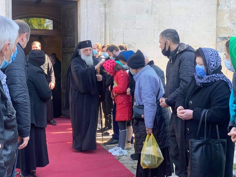 ჭყონდიდის ეპარქიაში 8 მარტს განვითარებული მოვლენების შემდეგ პირველი საკვირაო წირვა ჩატარდა