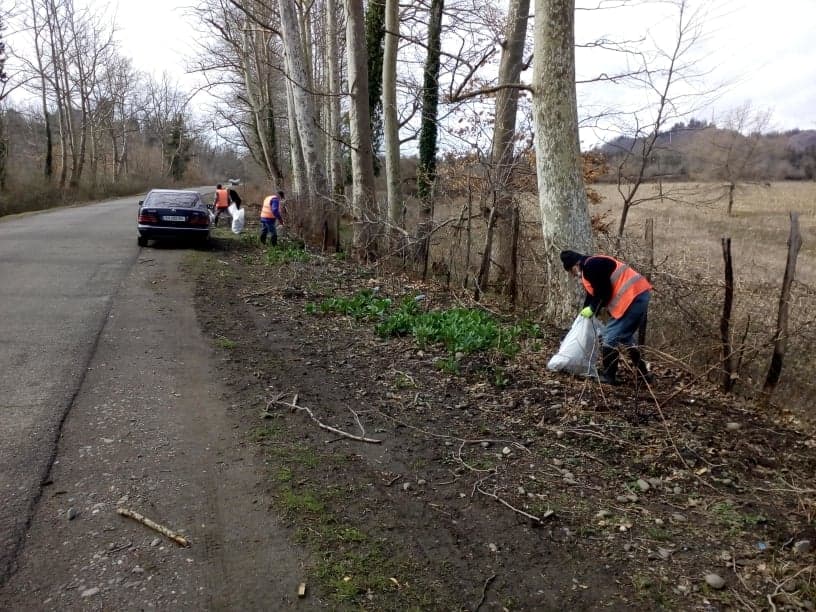 ხობის მუნიციპალიტეტის ადმინისტრაციულ ერთეულებში დასუფთავების აქცია გაიმართა