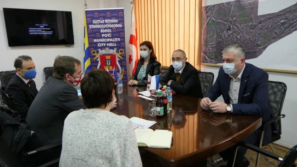 ფოთის მერმა საფრანგეთის ელჩს დიეგო კოლასს უმასპინძლა