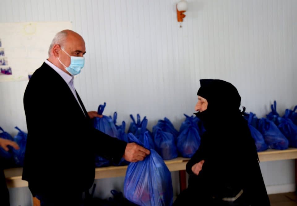 ხობში, სააღდგომო საჩუქრები 135 ბენეფიციარს გადაეცა