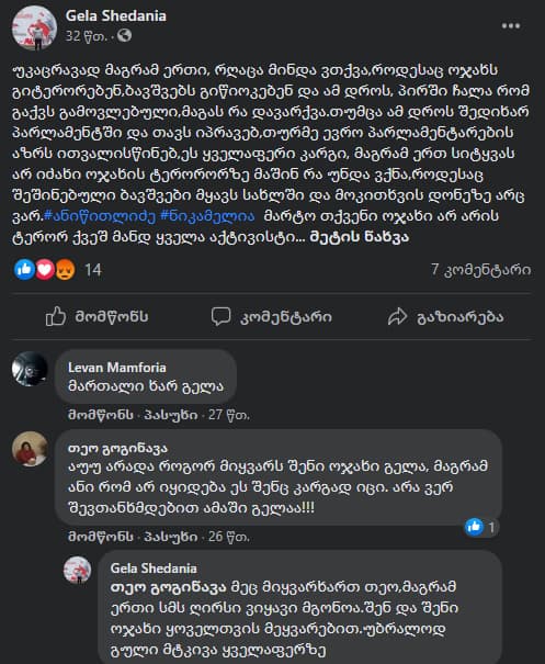 “ენმ”-ს ლიდერებს რეგიონის პარტაქტივი უპირისპირდება? - image 2