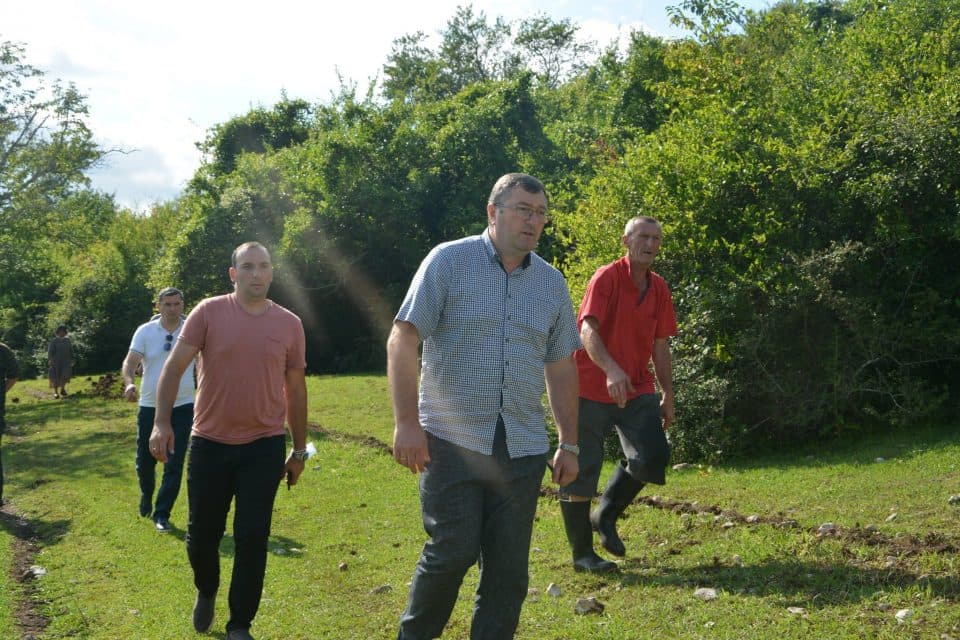 ქალაქ ჩხოროწყუში წყლის სისტემის მოწყობა მიმდინარეობს