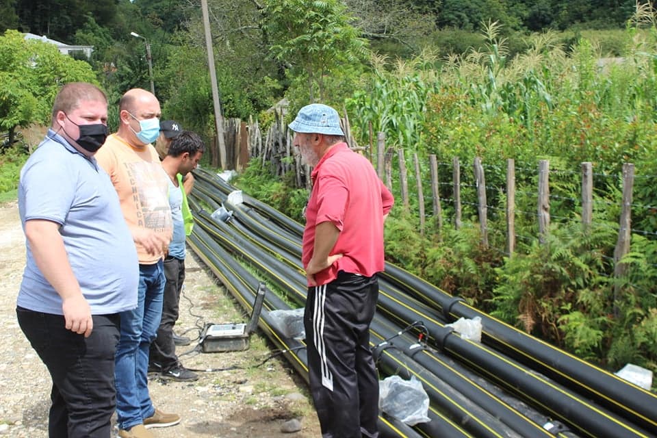 წალენჯიხის მუნიციპალიტეტის ობუჯის ადმინისტრაციულ ერთეულში გაზიფიცირების სამუშაოები დაიწყო
