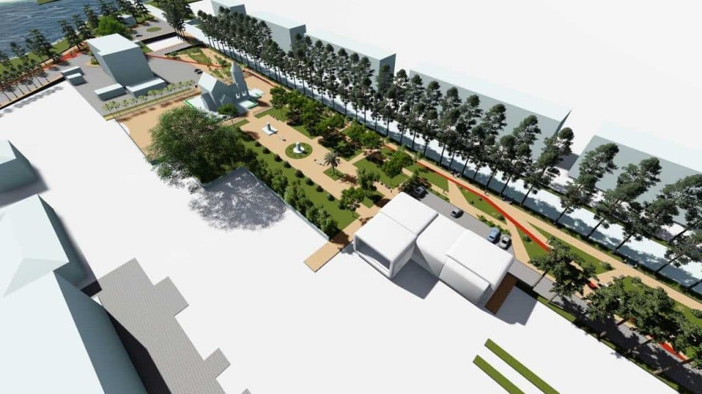 ხობში ცენტრალური პარკის რეაბილიტაცია მიმდინარეობს - image 2