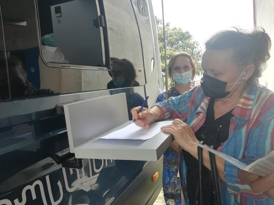 „მობილური იუსტიციის სახლი“-ს საპილოტე რეჟიმით დღეს სოფელ ცაიშში ისარგებლეს - image 3