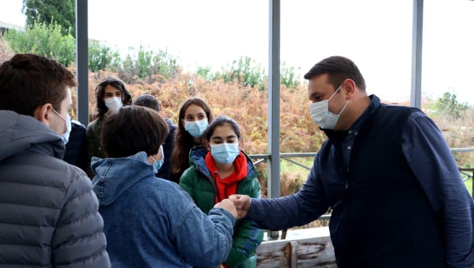 სენაკის მერი ვახტანგ გადელია პროექტის ,,საბავშვო არქეოლოგია” მიმდინარეობას გაეცნო