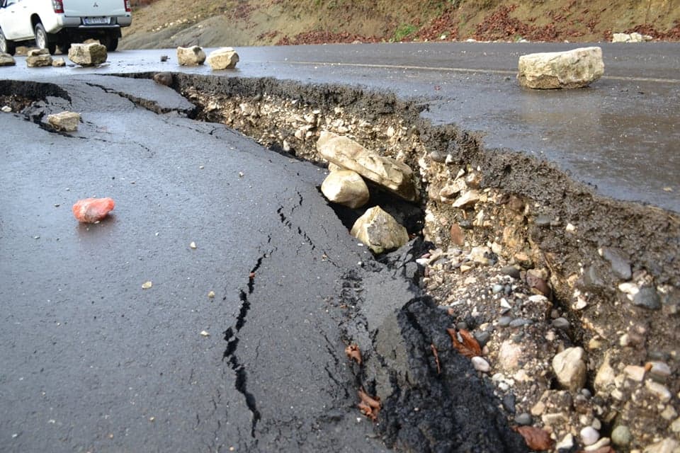 ობუჯის ადმინისტრაციული ერთეულის ერთ-ერთ უნბანში მეწყერი ჩამოწვა