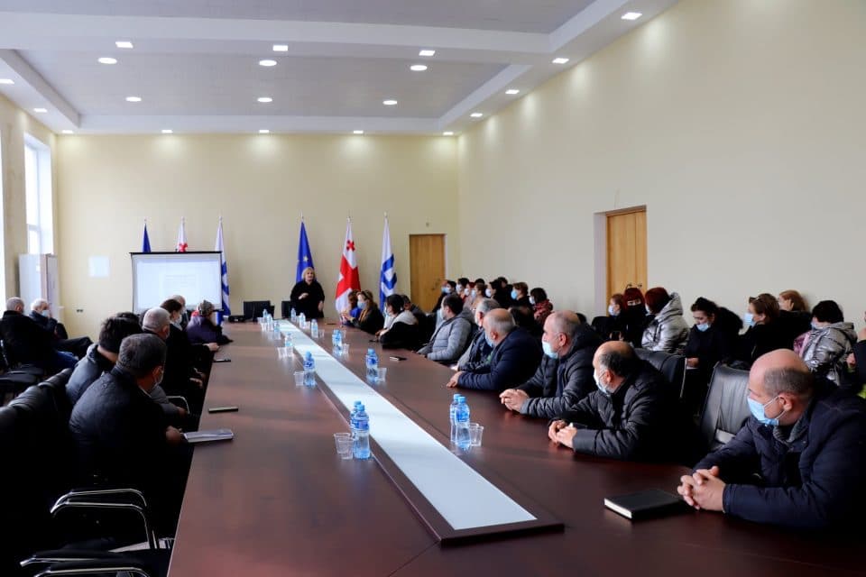 ხობში, სოციალური და ჯანდაცვის 2022 წლის მუნიციპალური პროგრამების პრეზენტაცია გაიმართა