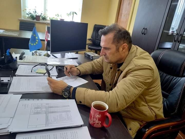 წალენჯიხის მერი იავოროვის მერს იგორ გრაბოვსკის ესაუბრა