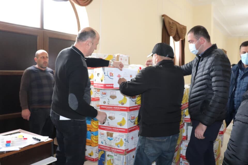 მარტვილის მუნიციპალიტეტიდან, ჰუმანიტარული დახმარების პირველი ტვირთი უკრაინაში გასაგზავნად მზად არის