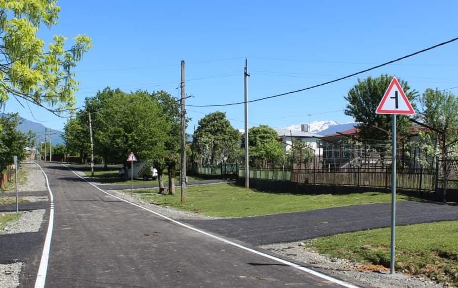 ქალაქ წალენჯიხაში სოსელიას,ადამიასა და იაკობ შანავას ქუჩის სარეაბილიტაციო სამუშაოები დასრულდა