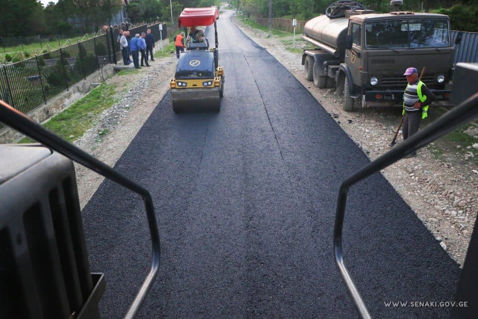 სენაკის მერი მუნიციპალიტეტში მიმდინარე ინფრასტრუქტურულ სამუშაოებს გაეცნო