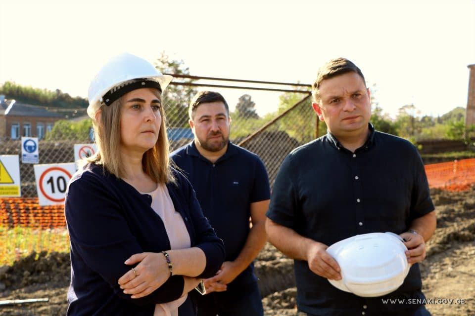 სენაკში, 100 აღსაზრდელზე გათვლილი №3 საბავშვო ბაღის მშენებლობა დაიწყო