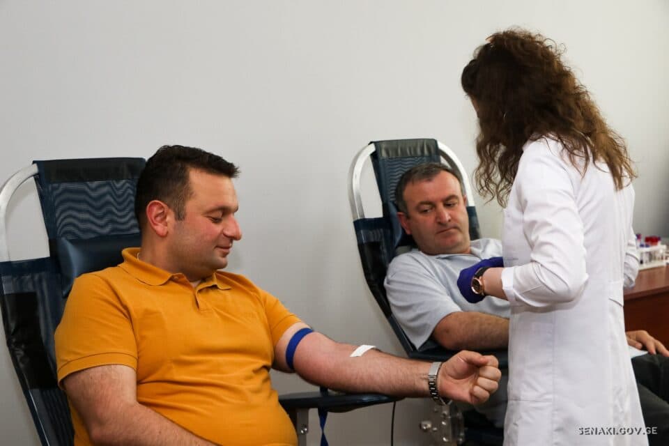 სენაკში, სისხლის დონაციის აქცია გაიმართა