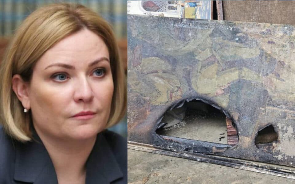 რუსეთის კულტურის მინისტრი ცენტრალურ საგამოფენო დარბაზში ხანძრის შესახებ:: „ნამდვილი ტრაგედია სოხუმში”