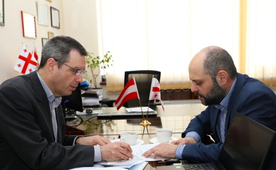 ავტრიის ელჩი ზუგდიდში მერის პირველ მოადგილეს შეხვდა