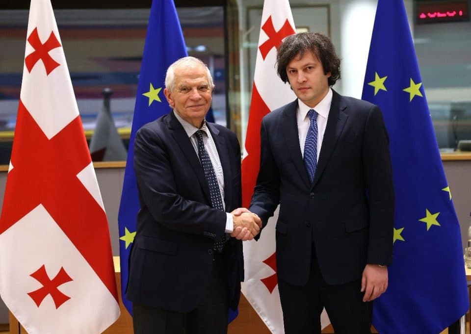 ირაკლი კობახიძე ჯოზეფ ბორელს შეხვდა