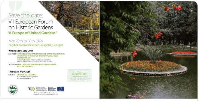 ზუგიდიდის ბოტანიკური ბაღი ისტორიული ბაღების VII ევროპულ ფორუმს უმასპინძლებს
