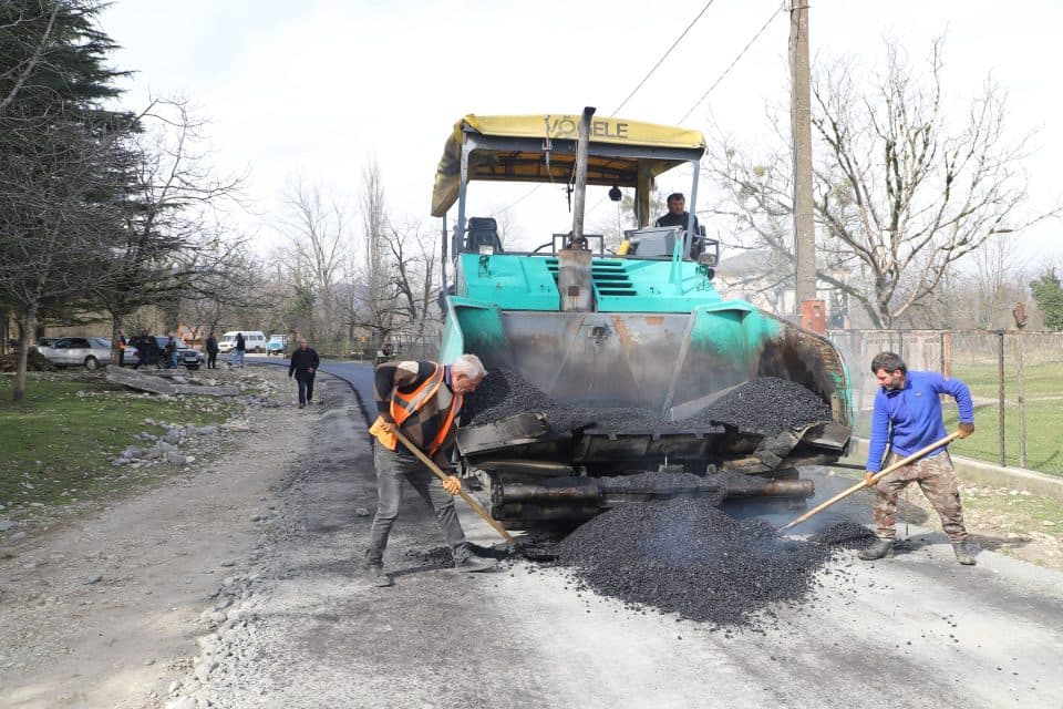 მარტვილში გზის რეაბილიტაცია მიმდინარეობს