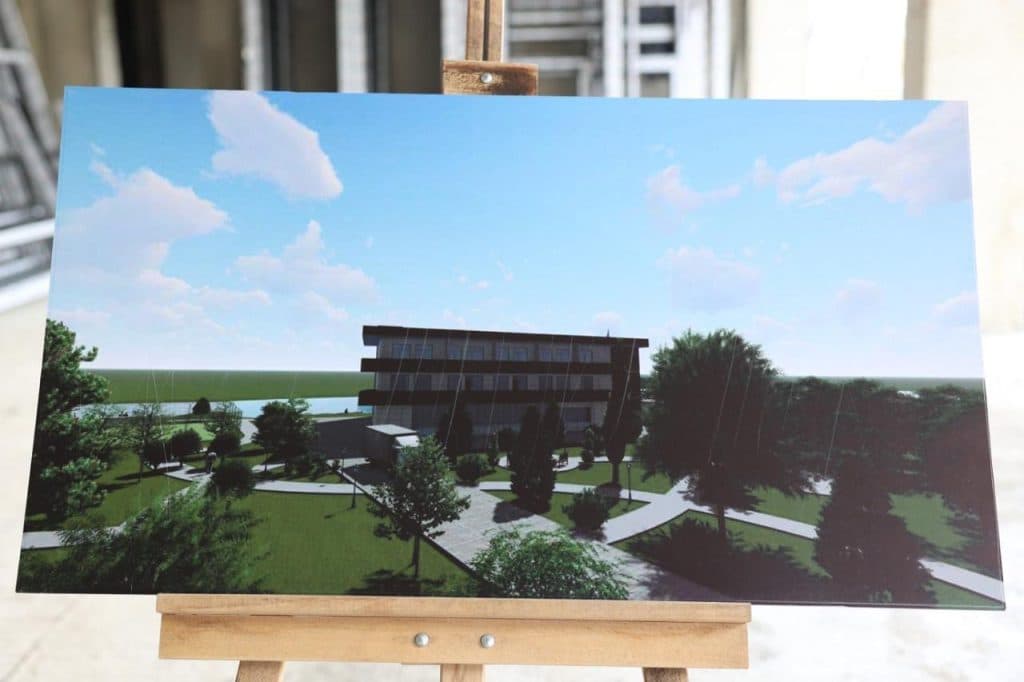 მალთაყვაში ნიჩბოსნობისა და კანოეს ბაზის მშენებლობა მიმდინარეობს – სამუშაოები მინისტრმა მოინახულა - image 2