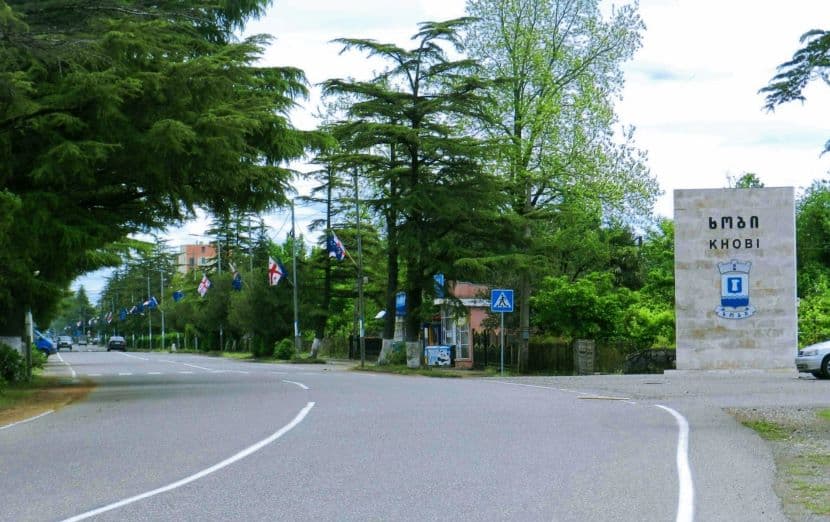 ევროკავშირის დღესთან დაკავშირებით სამეგრელო-ზემო სვანეთის მუნიციპალიტეტები საქართველოს და ევროპის დროშებით მოირთო - image 4