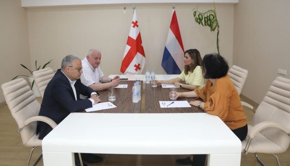 გუბერნატორი და ზუგდიდის მერი ნიდერლანდების ელჩს შეხვდნენ