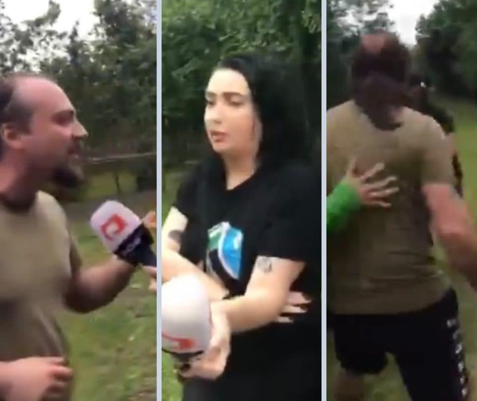 ფორთოხლის გამყიდველმა „გირჩის“ წევრმა Postv-ს გადამღებ ჯგუფს ფიზიკურად გაუსწორდა