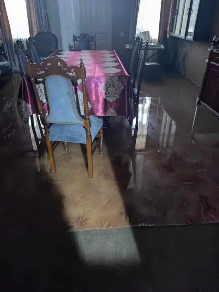 ძლიერმა წვიმამ მარტვილში პრობლემები შექმნა – დაიტბორა საცხოვრებელი სახლების ნაწილი - image 3