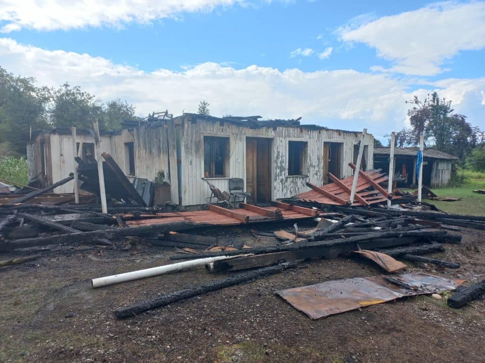 ჩხოროწყუში ორი სახლი დაიწვა