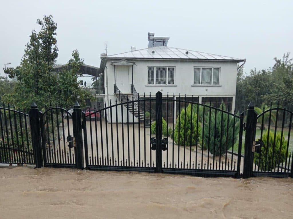 წალენჯიაში ძლიერმა წვიმამ პრობლემები შექმნა - image 2