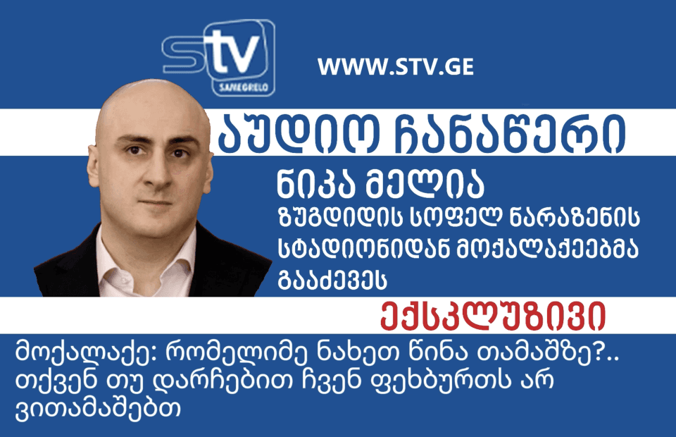 ნიკა მელიას გამოჩენისთანავე სოფელ ნარაზენში ფეხბურთის თამაში პროტესტის ნიშნად შეწყვიტეს და ტერიტორიის დატოვებისკენ მოუწოდეს [ვიდეო/აუდიო]