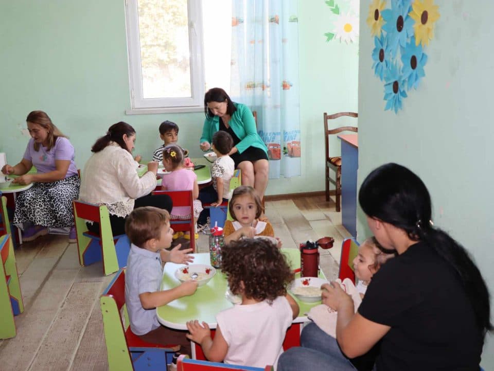 წალენჯიხის სკოლამდელი აღზრდის დაწესებულებებში ახალი სასწავლო წელი განახლდა