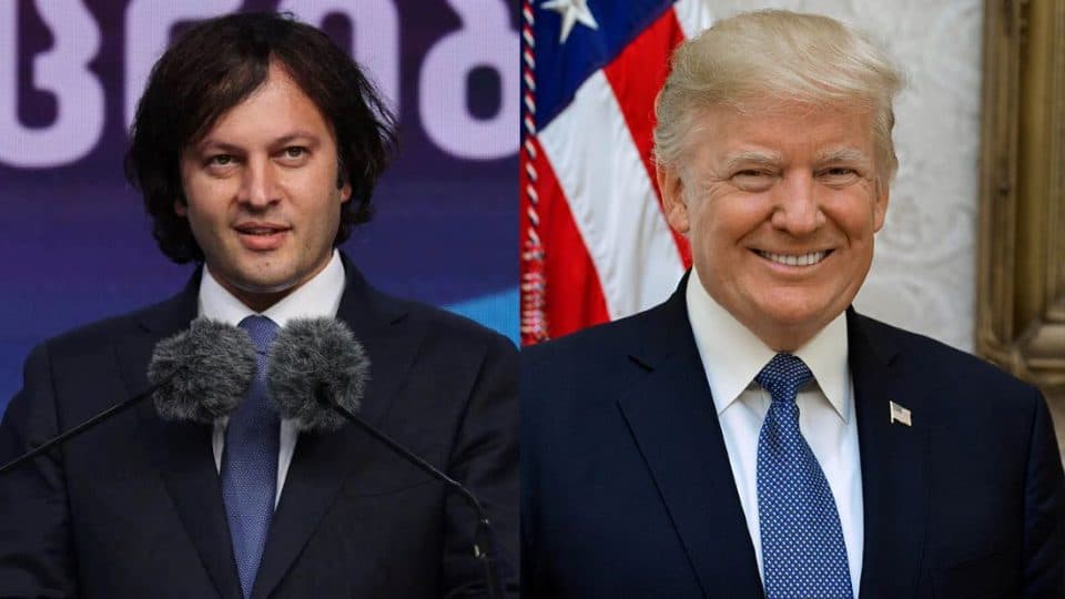 ირაკლი კობახიძემ დონალდ ტრამპს არჩევნებში გამარჯვება მიულოცა