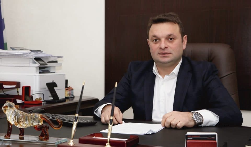 სენაკის მერის ვახტანგ გადელიას მილოცვა