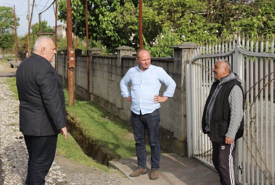 დავით ვერავა ზუგდიდში მიმდინარე ინფრასტრუქტურულ პროექტებს გაეცნო