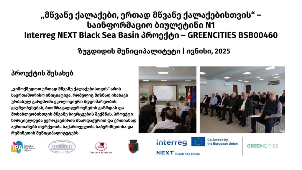 „ერთად მწვანე ქალაქებისთვის“ – რას მოიცავს პროექტი - image 4