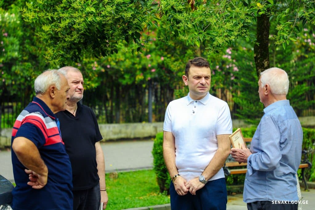 სენაკში გიორგი ჭალადიდელის დაზიანებული ბიუსტის აღდგენა მიმდინარეობს - image 2