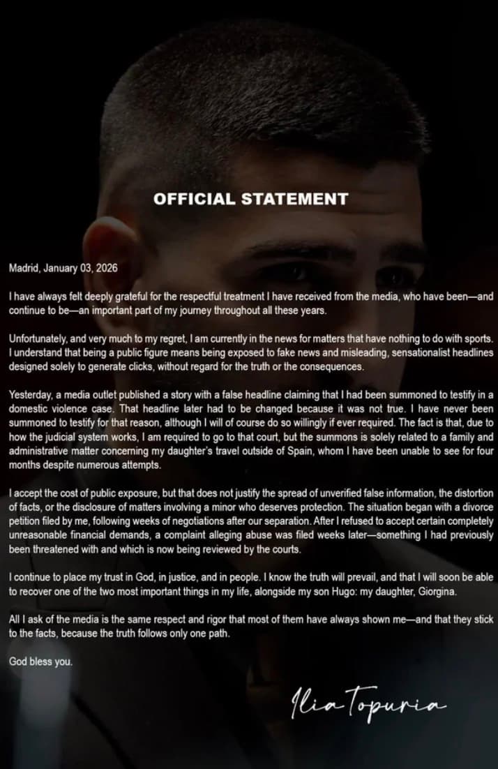 ილია თოფურია წერილს აქვეყნებს - უკვე ოთხი თვეა ვერ ვხედავ ჩემს ქალიშვილს, მიუხედავად არაერთი მცდელობისა - image 2