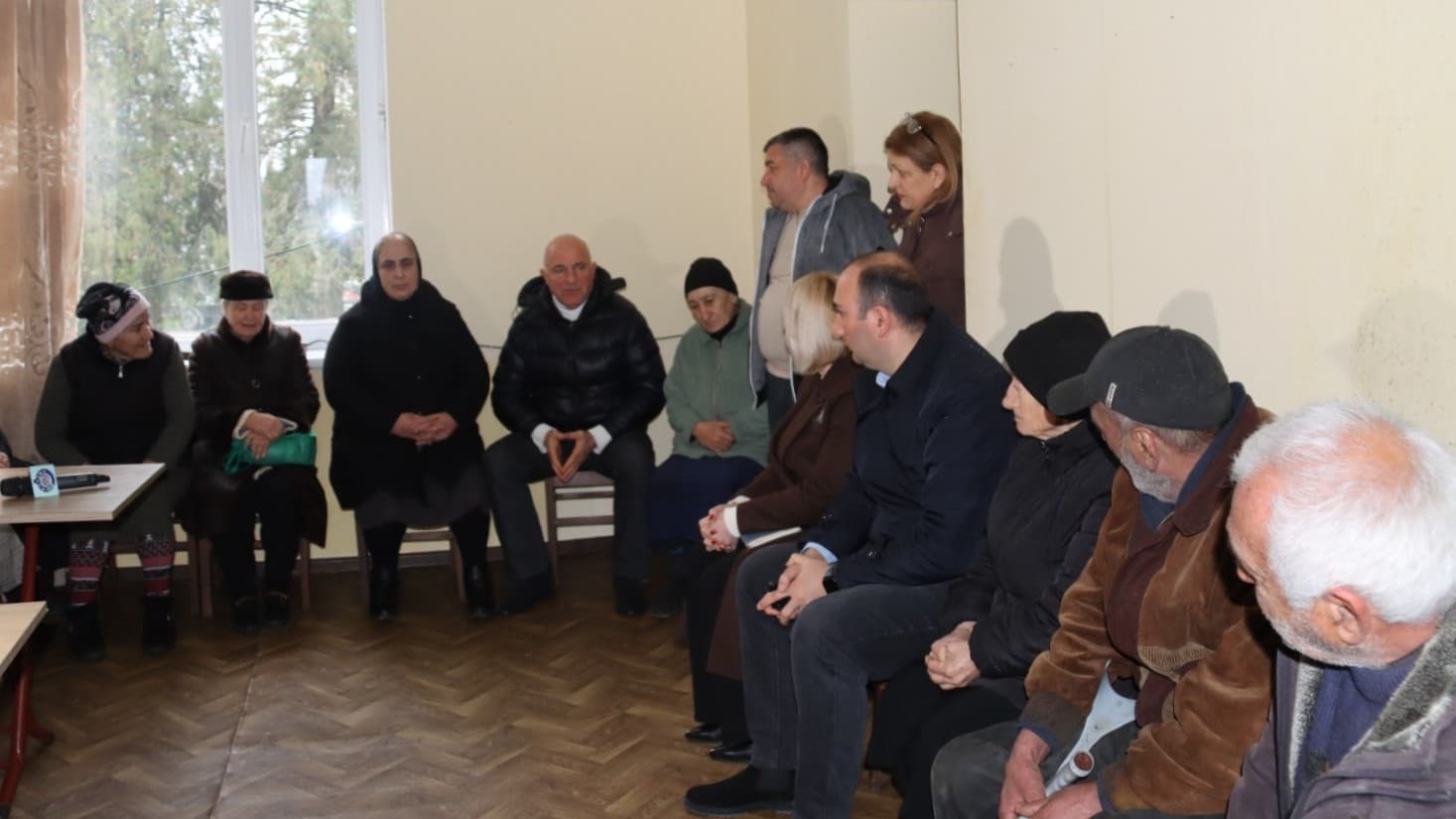 ჩხოროწყუს მერი უფასო სასადილოს ბენეფიციარებს შეხვდა