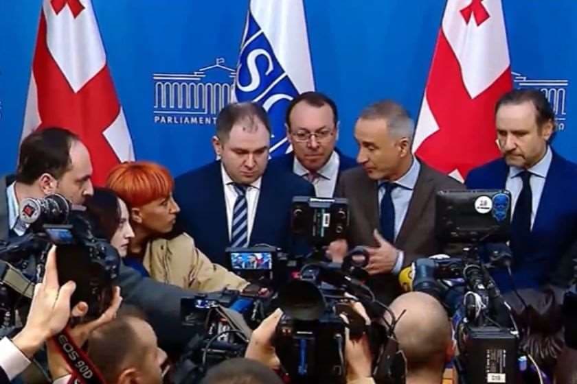 ეუთოს საპარლამენტო ასამბლეის დელეგაცია შეხვედრებს დღეს პრეზიდენტთან, პრემიერთან, საგარეო საქმეთა და შინაგან საქმეთა მინისტრებთან გამართავს